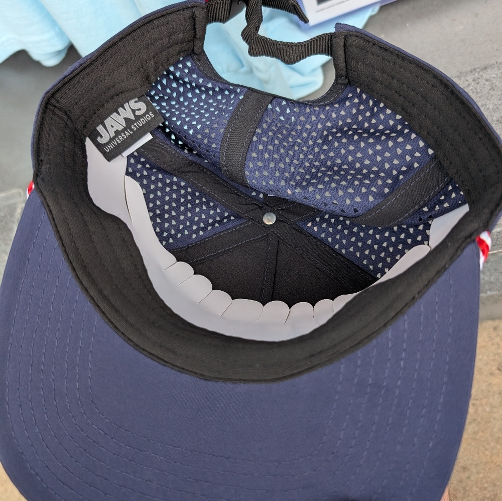 NEW Universal Studios Florida Jaws 50th Anniversary Adult Vintage Cap - Picture 3 of 4